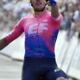 Alberto Bettiol lors de son succès au Tour des Flandres en 2019 KEYSTONE/AP/GEERT VANDEN WIJNGAERT
